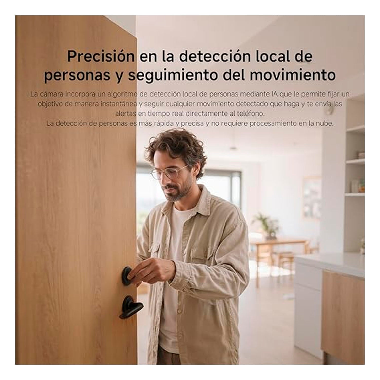 Xiaomi - Cámara de Seguridad C201 Blanco 360° Full HD 1080p WiFi