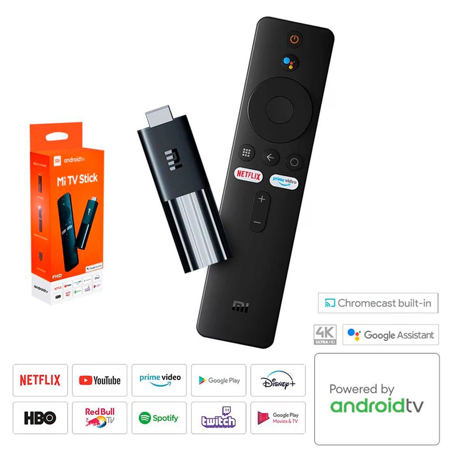 Xiaomi - TV Stick Versión Global Streaming Android TV