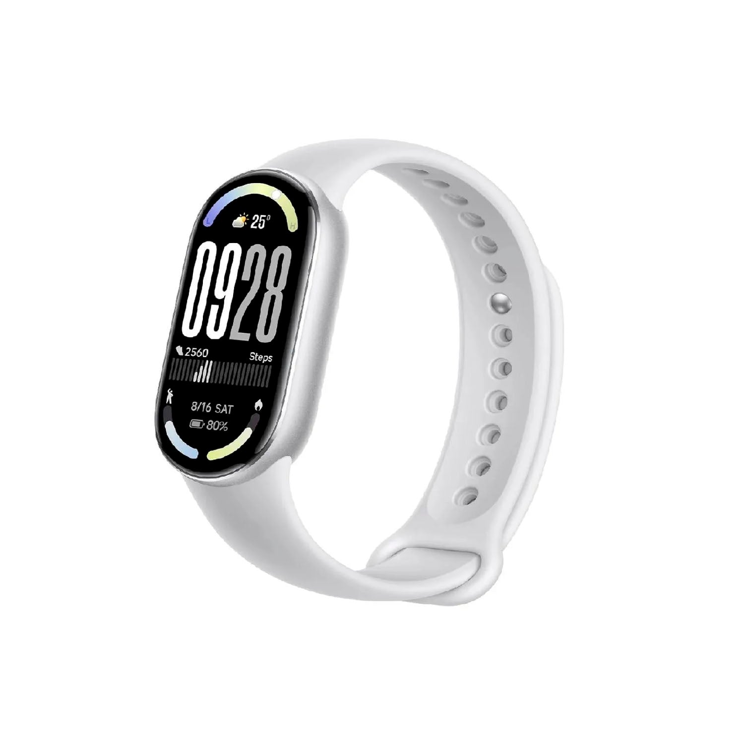 Xiaomi - Smart Band 10 Glacier Silver Pantalla AMOLED 1.72"