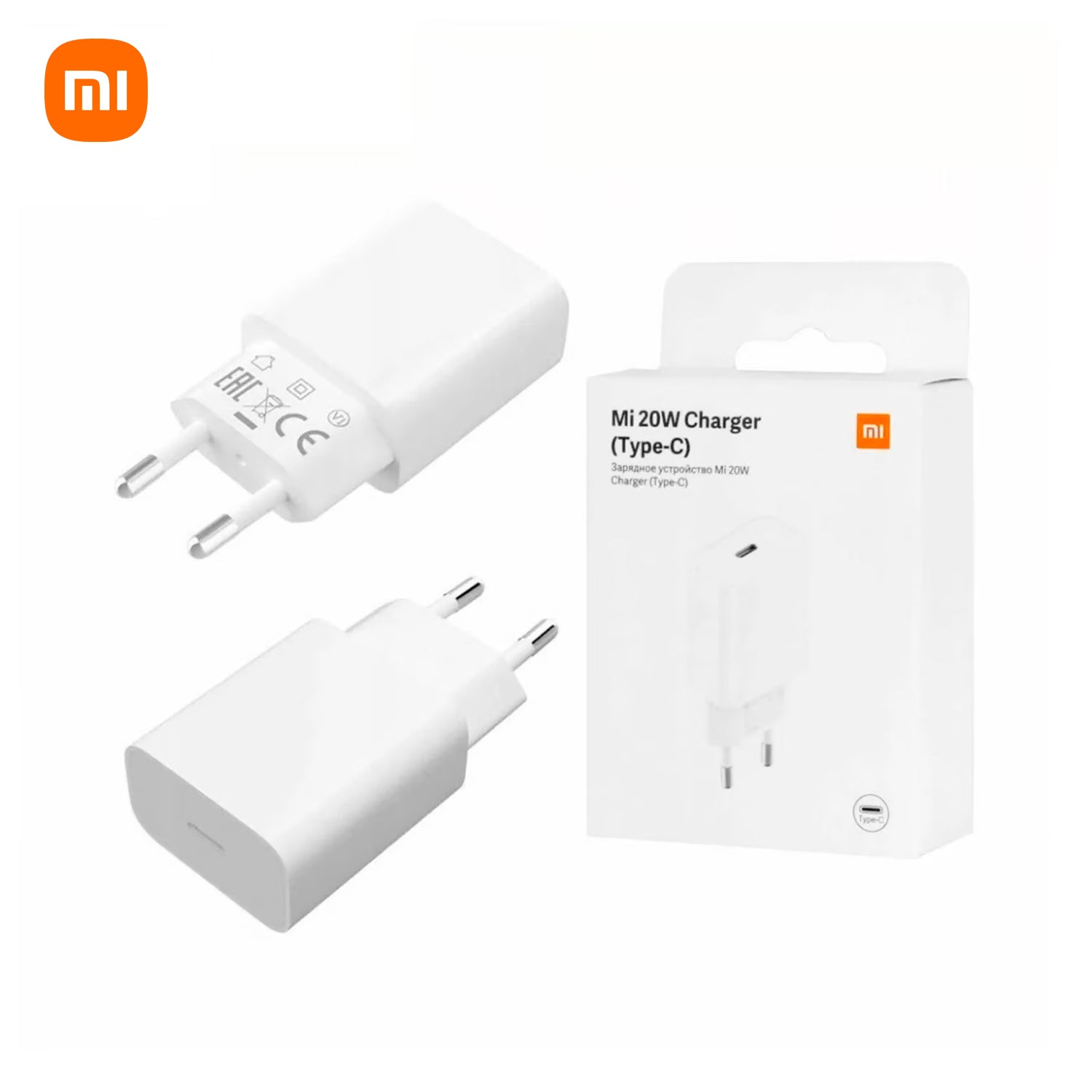 Xiaomi - Cargador 20W Type-C Carga Rápida PD Compacto