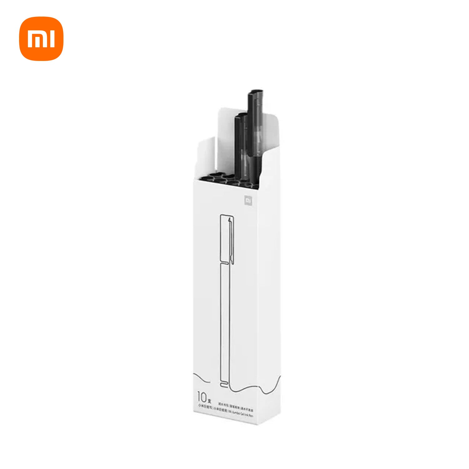 Xiaomi - Bolígrafo MI Gel Alta Capacidad Pack x10 Negro
