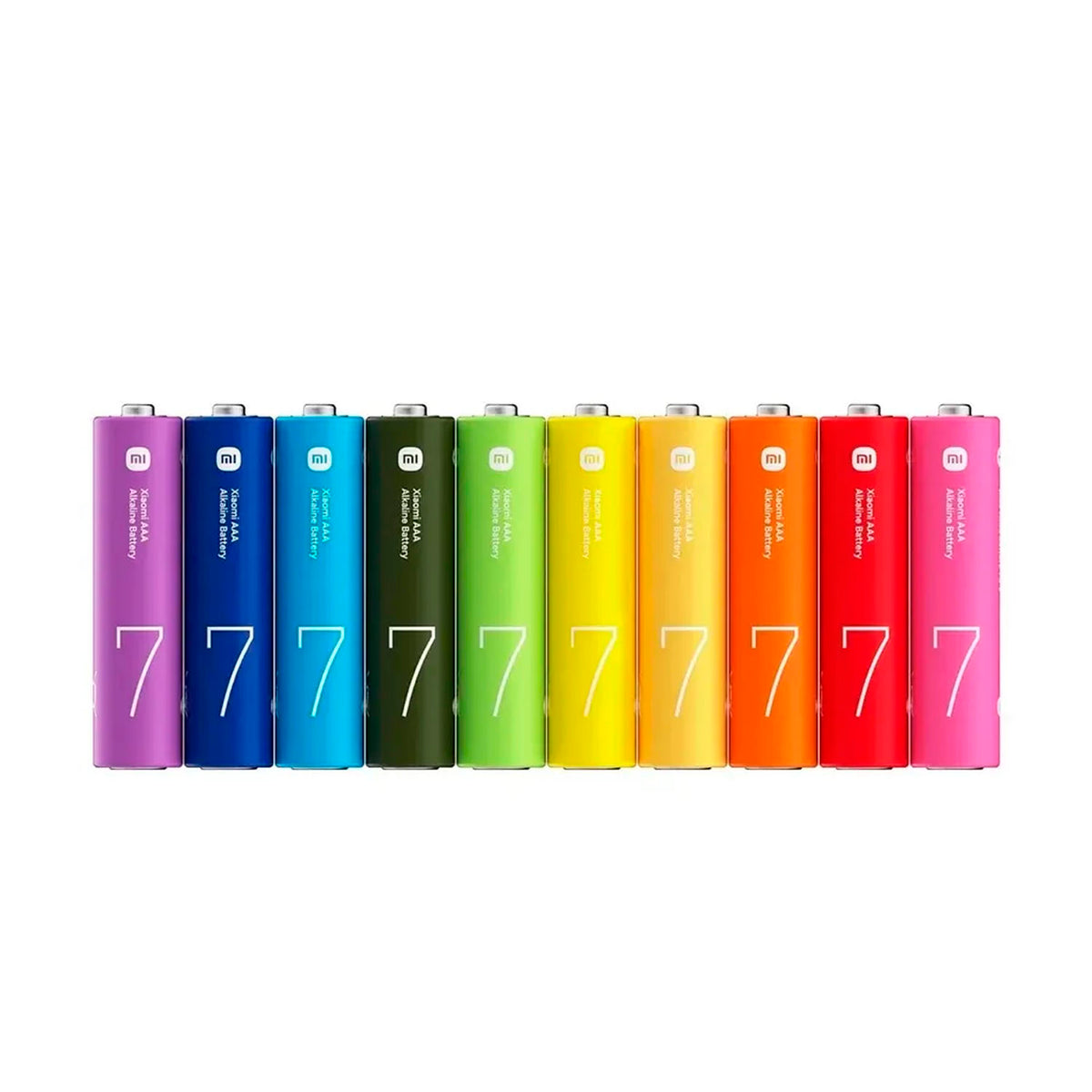 Paquete De 10 Pilas Xiaomi  AAA Rainbow Batteries 1.5V
