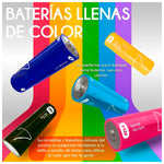 Paquete De 10 Pilas Xiaomi  AAA Rainbow Batteries 1.5V