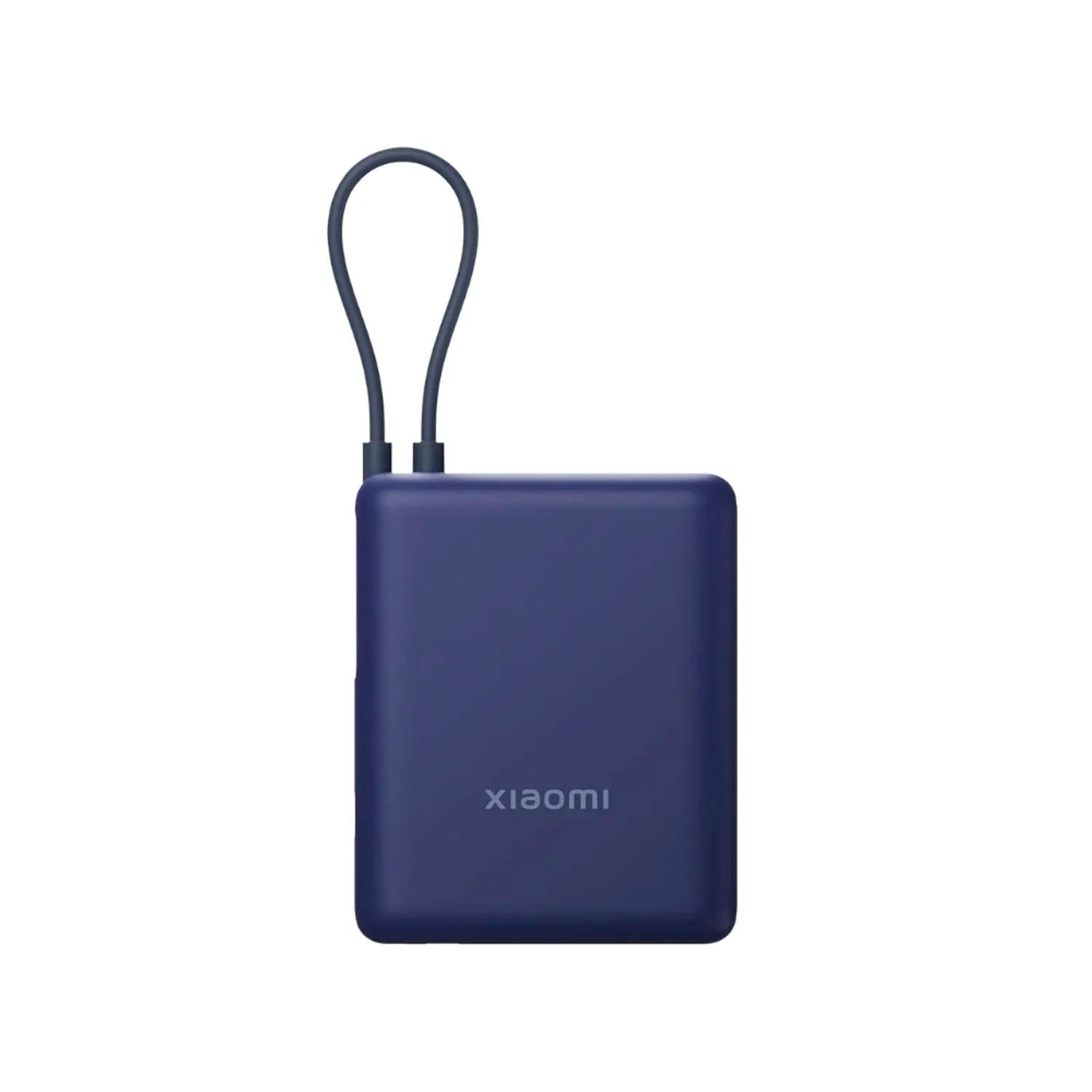Xiaomi - Power Bank 10000mAh 33W Azul con Cable Integrado Carga Rápida