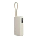 Xiaomi - Power Bank 67W Beige 10000mAh Carga Rápida Cable Integrado