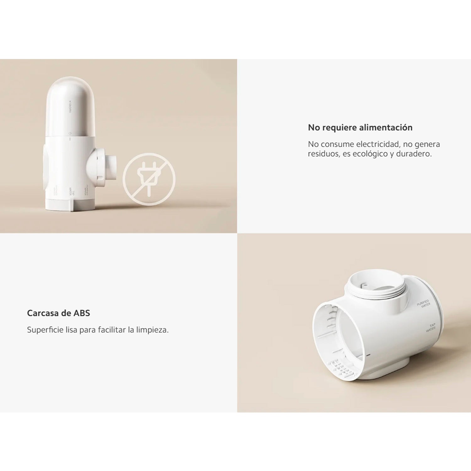 Xiaomi - Purificador de Agua Faucet Compacto Grifo Directo