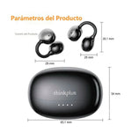 Audífonos Inalámbricos Lenovo LK6 Negro Bluetooth 5.4