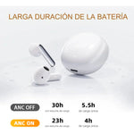 QCY - Audífonos AilyBuds Pro+ Blanco ANC Adaptativo LDAC 28H