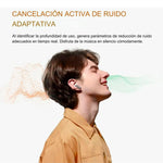 QCY - Audífonos AilyBuds Pro+ Blanco ANC Adaptativo LDAC 28H