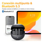 QCY - Audífonos AilyBuds Pro+ Blanco ANC Adaptativo LDAC 28H