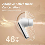 QCY - Audífonos MeloBuds Pro Dorado TWS IPX4 20H Bluetooth 5.3