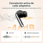 QCY - Audífonos MeloBuds Pro Negro TWS IPX4 20H Bluetooth 5.3