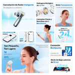 QCY - Audífonos Inalámbricos MeloBuds N50 Negro ANC Bluetooth 5.4