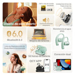 Audífonos Inalámbricos QCY Crossky R70 Blanco Bluetooth 6.0