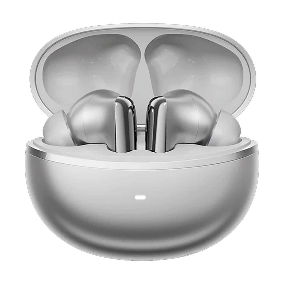Audífonos Inalámbricos QCY MeloBuds N70 Plateado Bluetooth 6.0 ANC