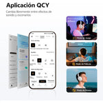 Audífonos Inalámbricos QCY H3S Blanco Bluetooth 6.0 ANC
