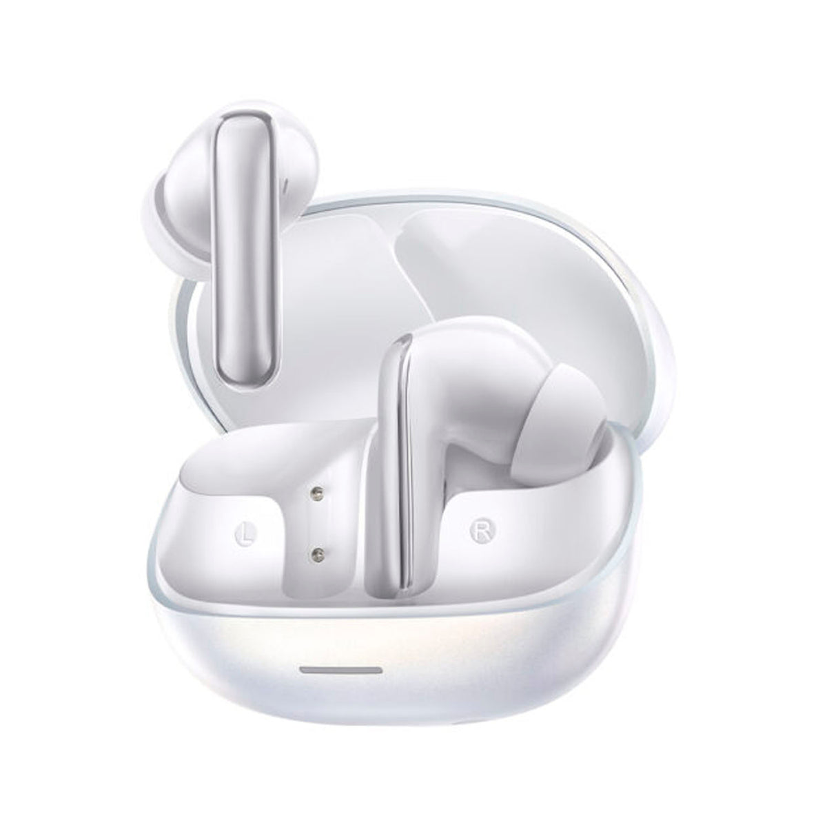 Audífonos QCY MeloBuds N65 Blanco ANC 60dB Bluetooth 6.1