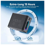 VIDVIE - Parlante Karaoke XL-SP917 Negro 120W con 2 Micrófonos