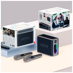 VIDVIE - Parlante Karaoke XL-SP917 Negro 120W con 2 Micrófonos