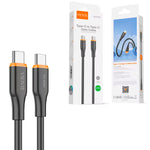 Cable de Carga Vidvie  CB4031C&C Negro 60W 1m C-C