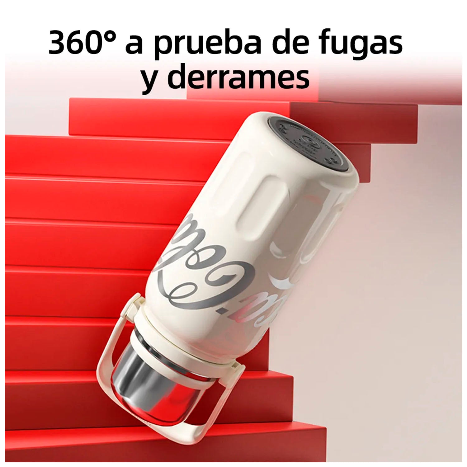 GERM - Termo Deportivo Coca-Cola Rojo 1200ml Acero Inoxidable