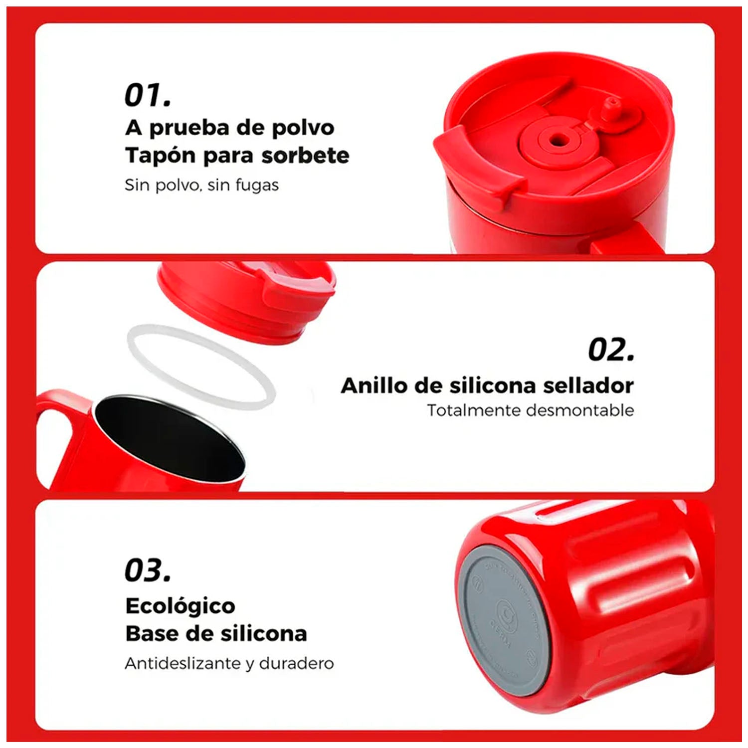GERM - Vaso Térmico Coca-Cola Rojo Edición XL 1200ml Acero Inoxidable