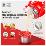 Termo deportivo Coca‑Cola Beige 800ml con Tapa Taza