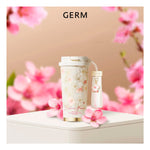 Germ - Vaso Térmico Flower Sakura 500ml Acero Inoxidable Floral