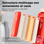 Germ - Termo Rombo Coca-Cola Blanco 390ml Acero Inoxidable