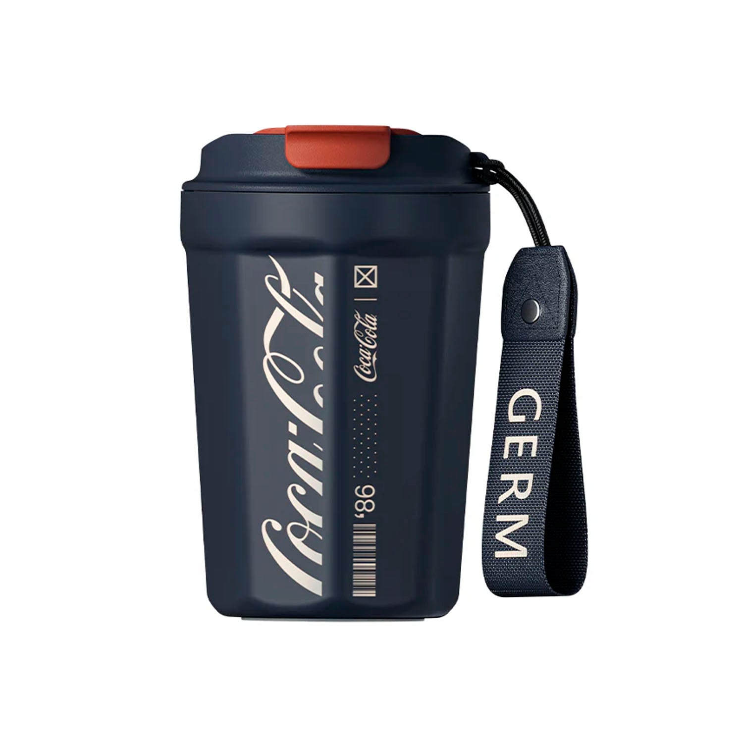 GERM - Termo Rombo Coca-Cola Azul 390ml Acero Inoxidable
