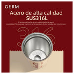 GERM - Termo Rombo Coca-Cola Azul 390ml Acero Inoxidable