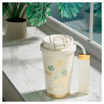 GERM - Vaso Térmico Trébol Blanco 390ml Acero Inoxidable
