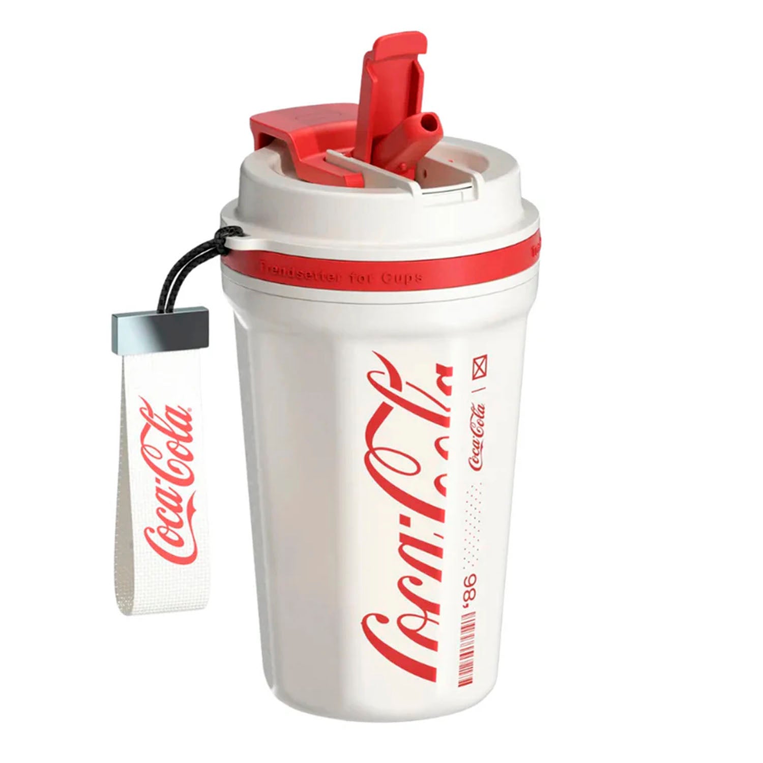 GERM - Termo Rombo Coca-Cola Blanco 550ml Acero Inoxidable