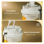 GERM - Vaso Térmico Shining Girasol 500ml Acero Inoxidable