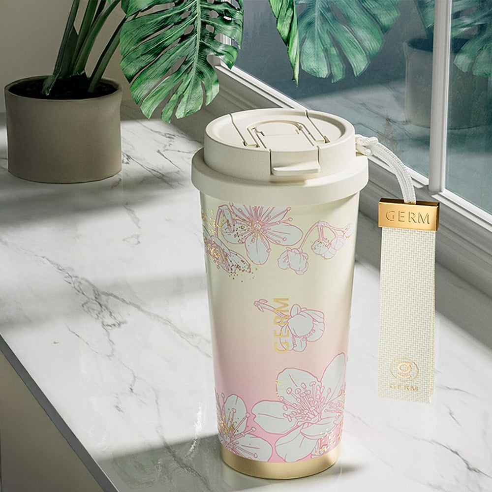 GERM - Vaso Térmico Sakura Rosa 500ml Acero Inoxidable