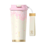 GERM - Vaso Térmico Sakura Blanco 500ml Acero Inoxidable