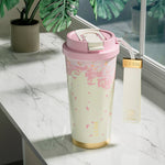 GERM - Vaso Térmico Sakura Blanco 500ml Acero Inoxidable