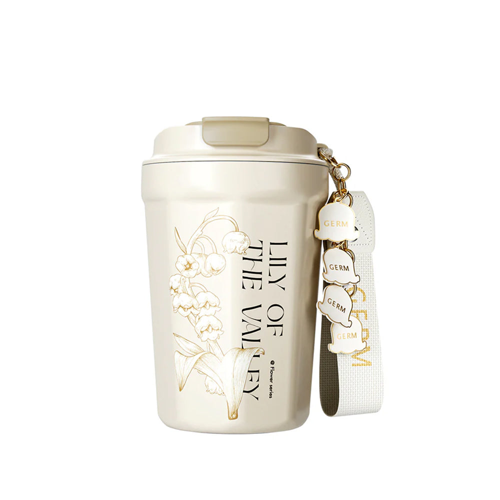 GERM - Vaso Térmico Lily Beige 390ml Acero Inoxidable