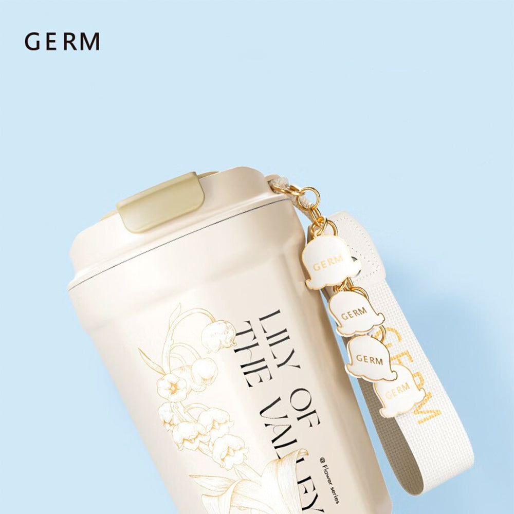 GERM - Vaso Térmico Lily Beige 390ml Acero Inoxidable