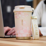 GERM - Vaso Térmico Sakura Rosa 390ml Acero Inoxidable