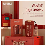 GERM - Termo Rombo Coca-Cola Rojo Retro 390ml Acero Inoxidable