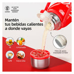 Coca-Cola x Germ - Termo Deportivo Blanco Estelar 800ml con Tapa Taza