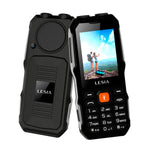 Lesia - Teléfono Básico MEGA 4G Negro Doble SIM