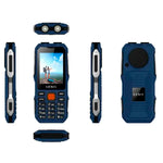 Lesia - Teléfono Básico MEGA 4G Azul Doble SIM