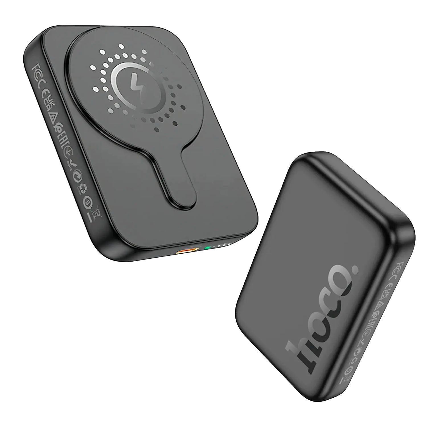 Power Bank Magnético Hoco J117A Negro 10000mAh PD 20W