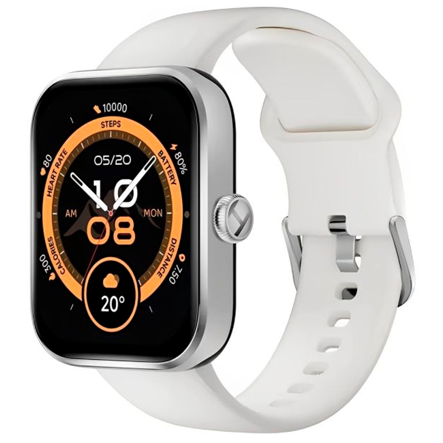 HAYLOU - Smartwatch Watch 4 Silver Pantalla HD GPS Bluetooth