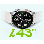 HAYLOU - Smartwatch Watch 4S Silver Pantalla AMOLED GPS Bluetooth
