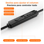 SOLOHOUR - Audífonos Alámbricos Solcord W02 Negro con Cable Jack 3.5 mm