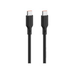 SOLOHOUR - Cable de Carga Rápida Type-C a Type-C 1M Negro 65W 480Mbps