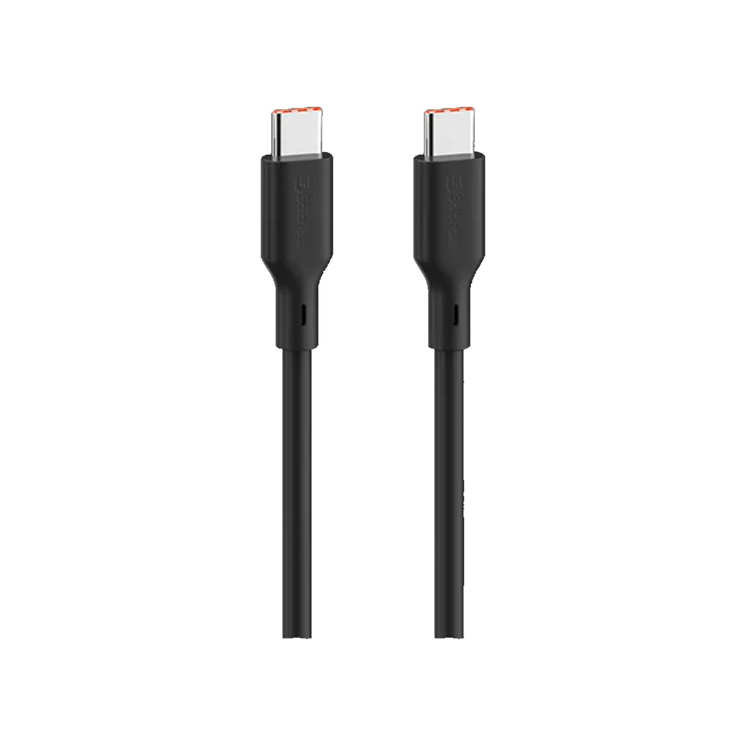 SOLOHOUR - Cable de Carga Rápida Type-C a Type-C 1M Negro 65W 480Mbps